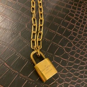 Louis Vuitton lock necklace